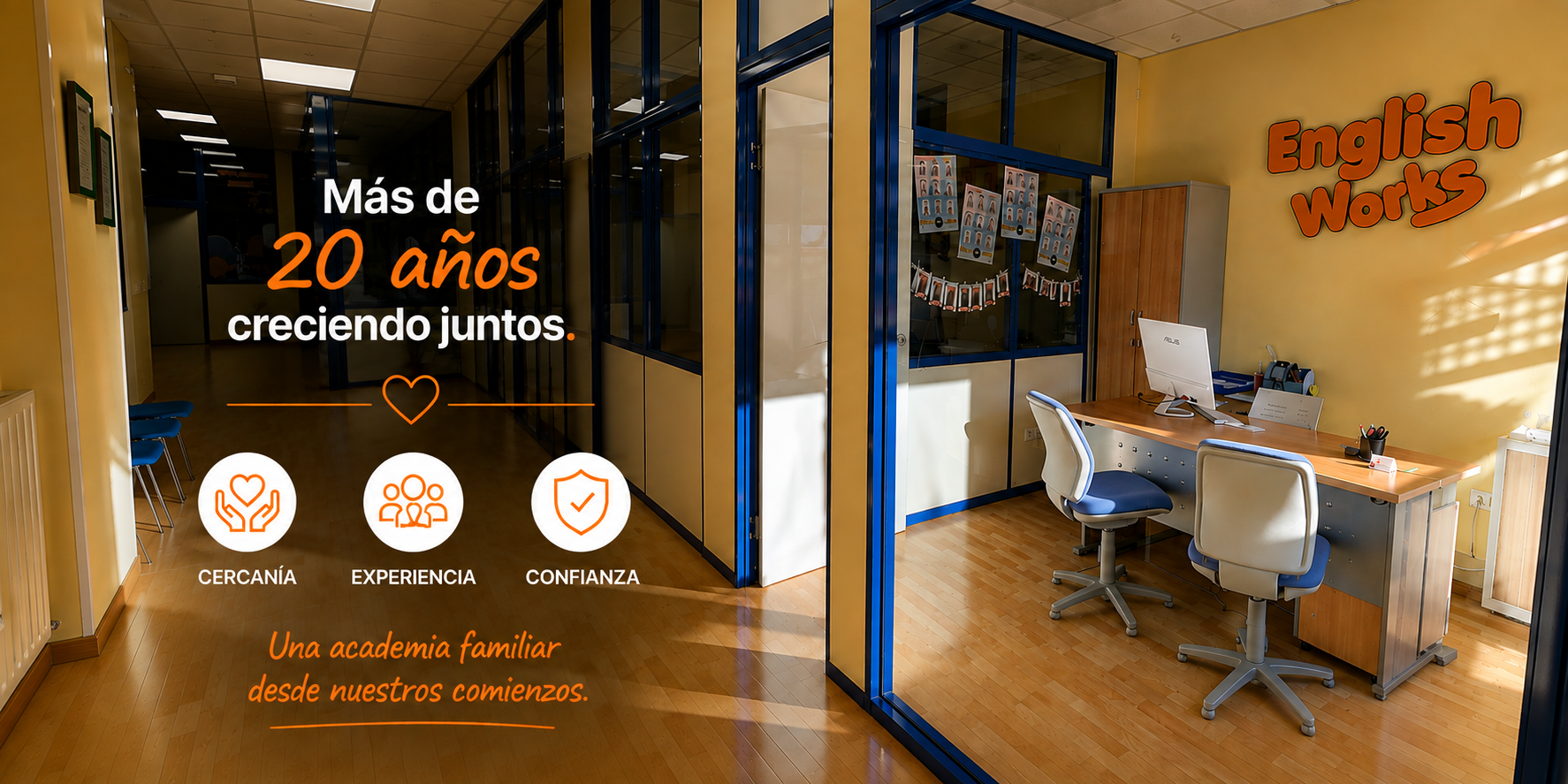 Instalaciones de la academia English Works