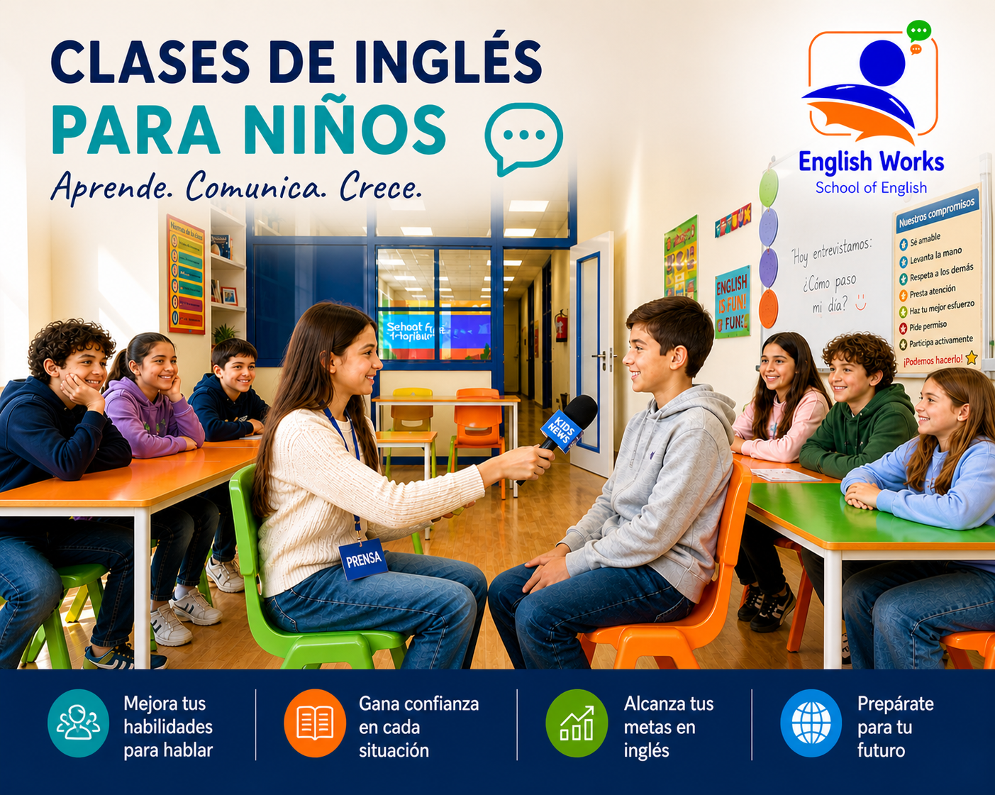 Clases de inglés para niños