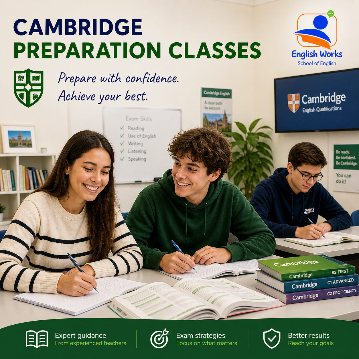 Preparación de exámenes Cambridge