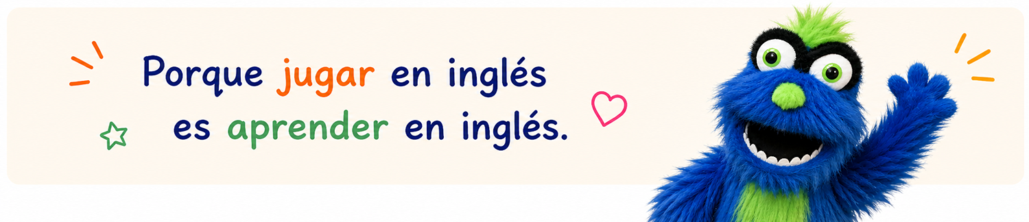 Porque jugar en inglés es aprender en inglés.