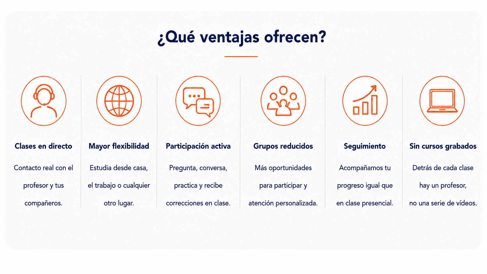 Ventajas de las clases online de English Works